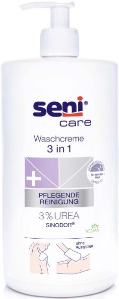 Seni Care Waschcreme 3in1 mit 3% UREA, 1000 ml